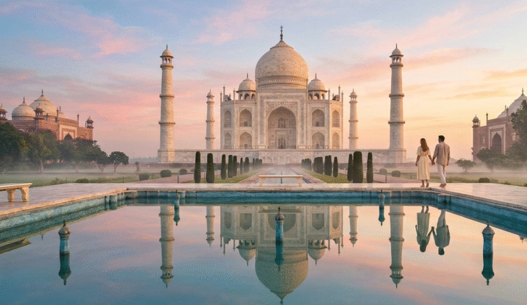 Experience an exclusive, private Taj Mahal sunrise on our Agra Taj Mahal tour from Delhi