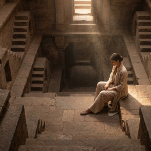 Luxury India tours exploring the silent majesty of an ancient 16th-century stepwell with Taj Explorer.