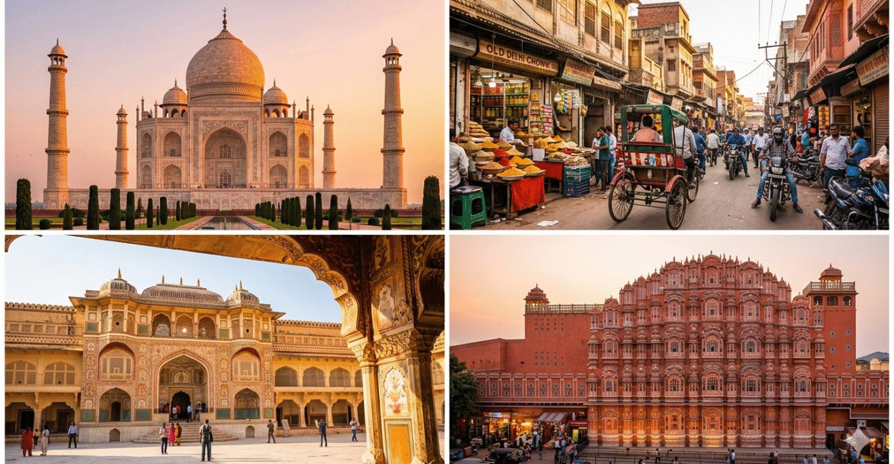 Gemini said The Ultimate Golden Triangle India Guide: A Majestic Journey Through Delhi, Agra, and Jaipur