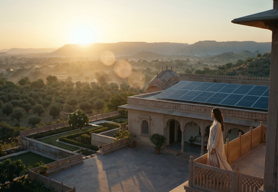 A premier luxury travel India experience featuring a private heritage palace stay, illustrating the 'Silent Majesty' and exclusivity of 2026 bespoke journeys .