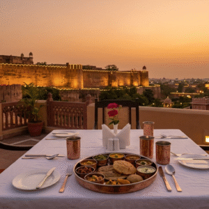 Best restaurants in Jaipur Rajasthan — royal dining and heritage food experience with Taj Explorer
