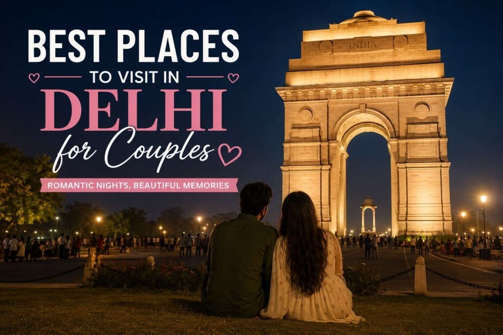 Best Places to Visit in Delhi for Couples: Romantic Night Spots, Rooftop Dining & Hidden Gems