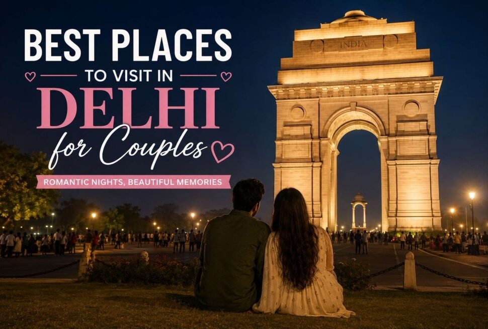 Best places to visit in Delhi for couples at night near India Gate
