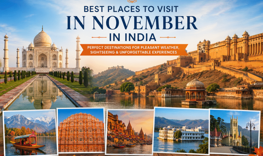 Best Places to Visit in November in India (2026): 11 Incredible Destinations for Culture, Heritage & Luxury Travel
