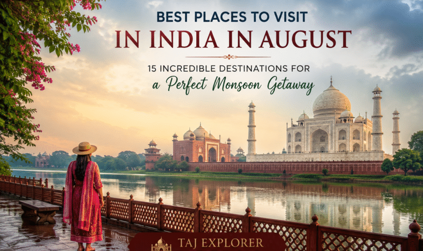 Best Places to Visit in India in August: 15 Incredible Destinations for a Perfect Monsoon Getaway