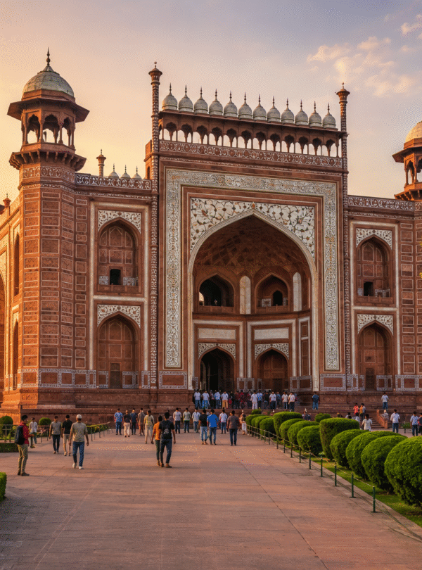 Taj Mahal in Agra, one of the best places to visit near Delhi on a 2 day trip