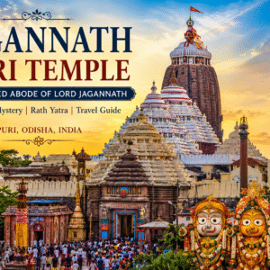 Jagannath Puri Temple Odisha India with sacred temple spire and Lord Jagannath heritage site