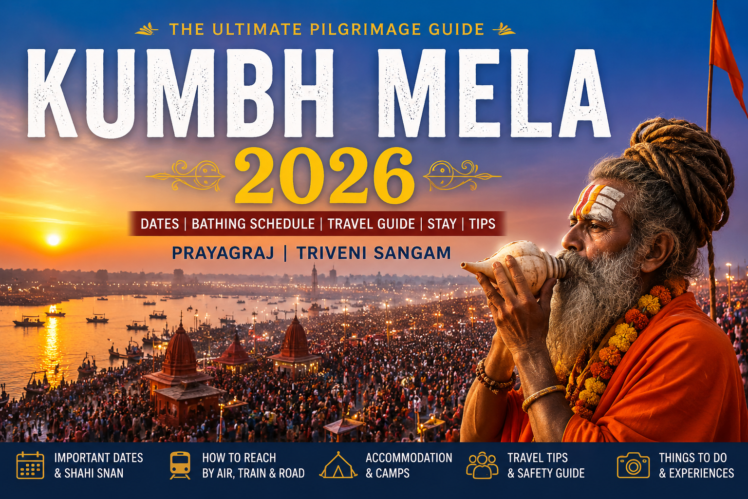 Kumbh Mela 2026 at Prayagraj Triveni Sangam spiritual gathering guide
