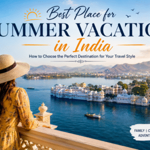Best place for summer vacation in India with luxury lakeside destination and scenic mountain views