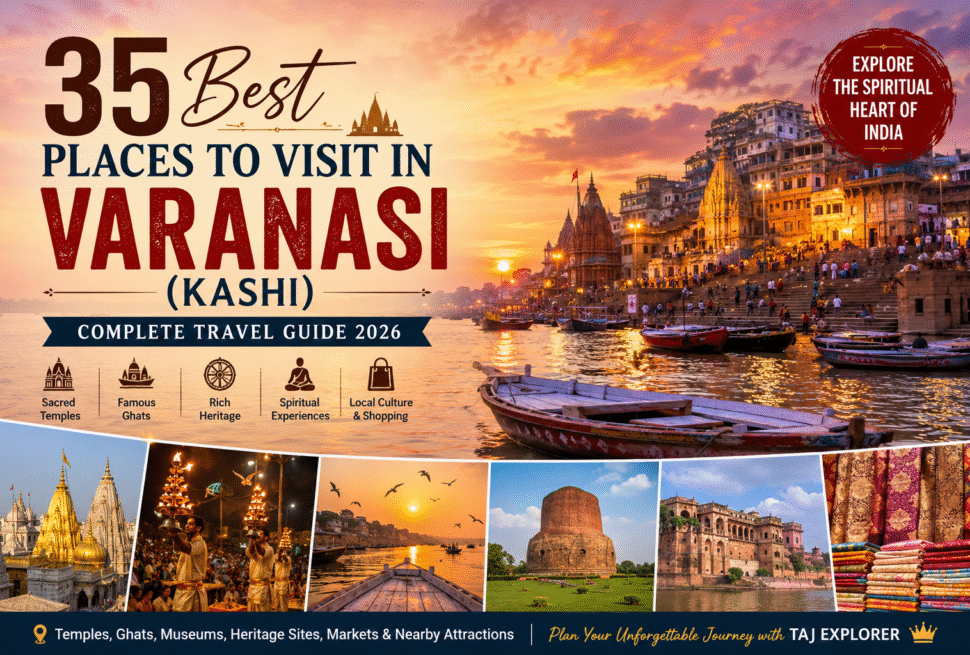 Places to visit in Varanasi, Varanasi tourist attractions, Banaras places, Kashi places to visit, tourist places in Varanasi