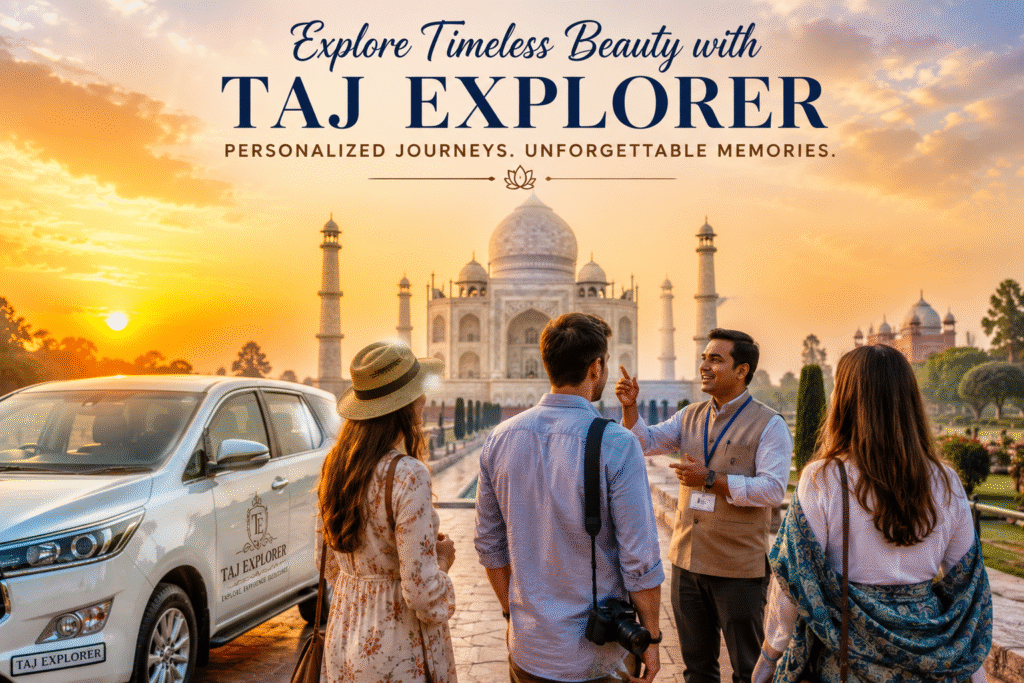 Luxury Taj Mahal tour with Taj Explorer personalized heritage travel experience