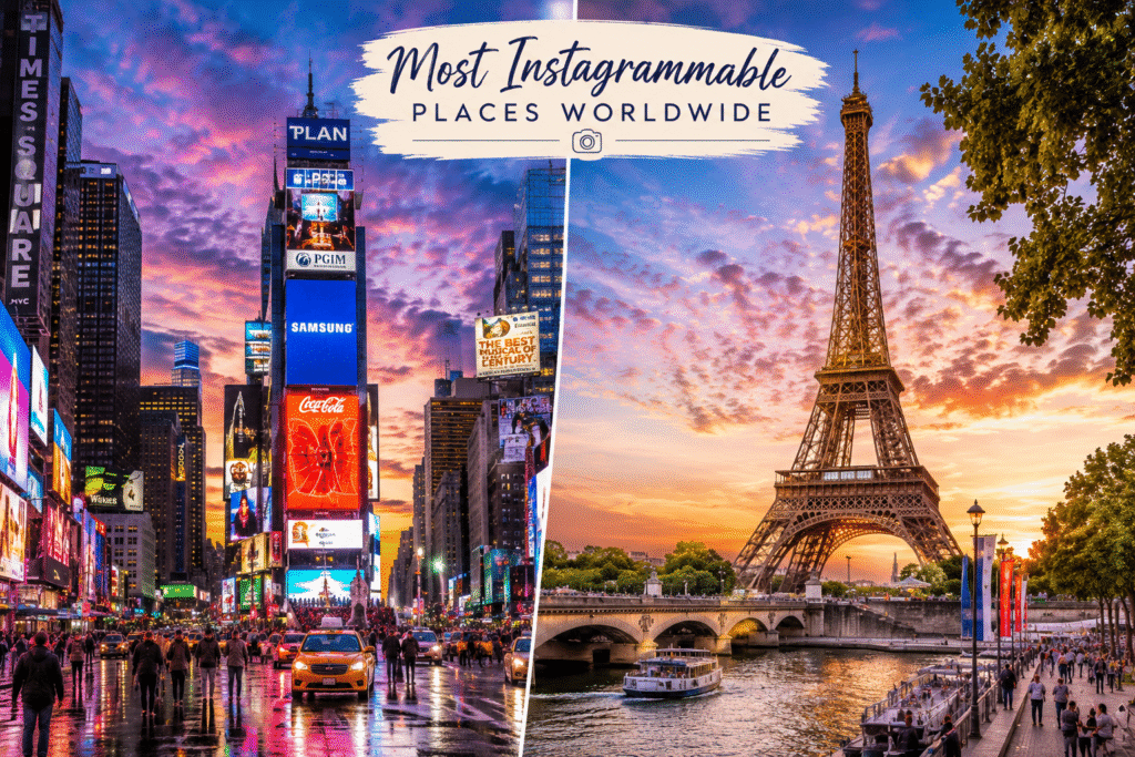 Eiffel Tower Paris one of the most instagrammable places worldwide and iconic travel destination