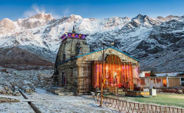 Kedarnath Temple Himalayan shrine among the best temples in India and sacred Hindu pilgrimage sites