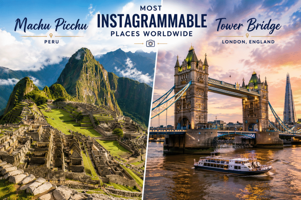 Ancient Machu Picchu Peru breathtaking mountain landscape among the most instagrammable places worldwide