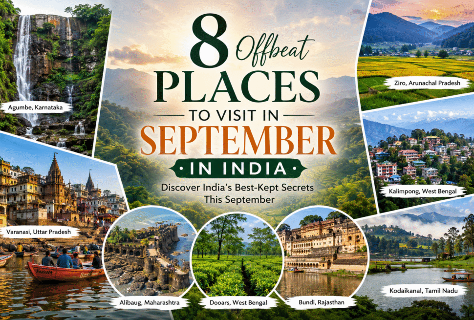 Best places to visit in September in India – offbeat September travel destinations with Taj Explorer