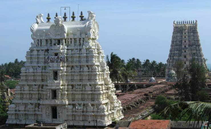 Ramanathaswamy Temple Rameswaram one of the Char Dham temples in India and famous Hindu temple