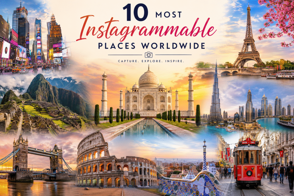10 Most Instagrammable Places Worldwide You Must Visit Once in Your Lifetime