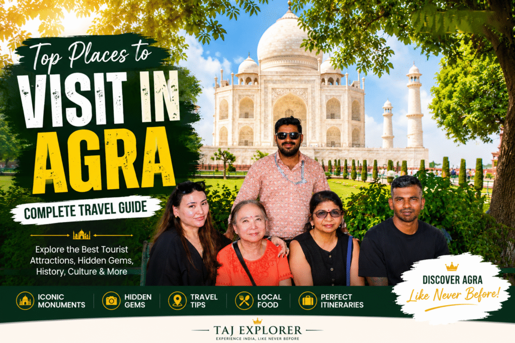 Top 15 Places to Visit in Agra: The Complete Travel Guide to Agra Tourist Places (2026)