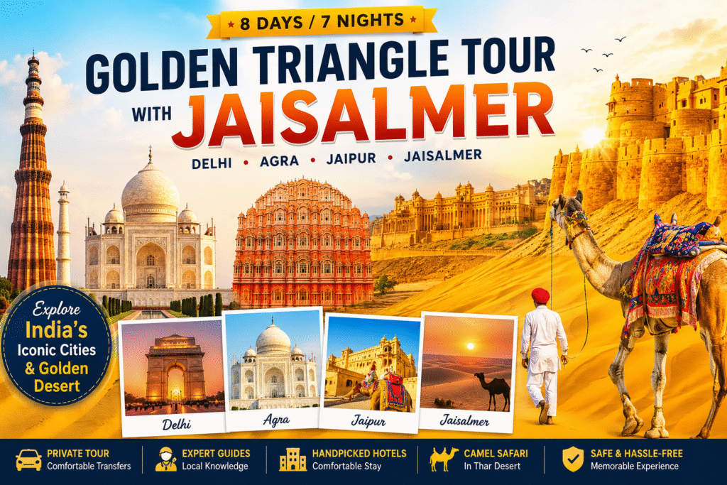 Golden Triangle Tour with Jaisalmer