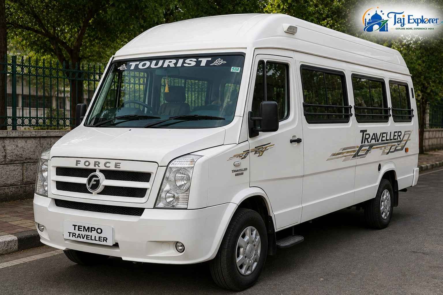 Tempo Traveller rental for group tours in India