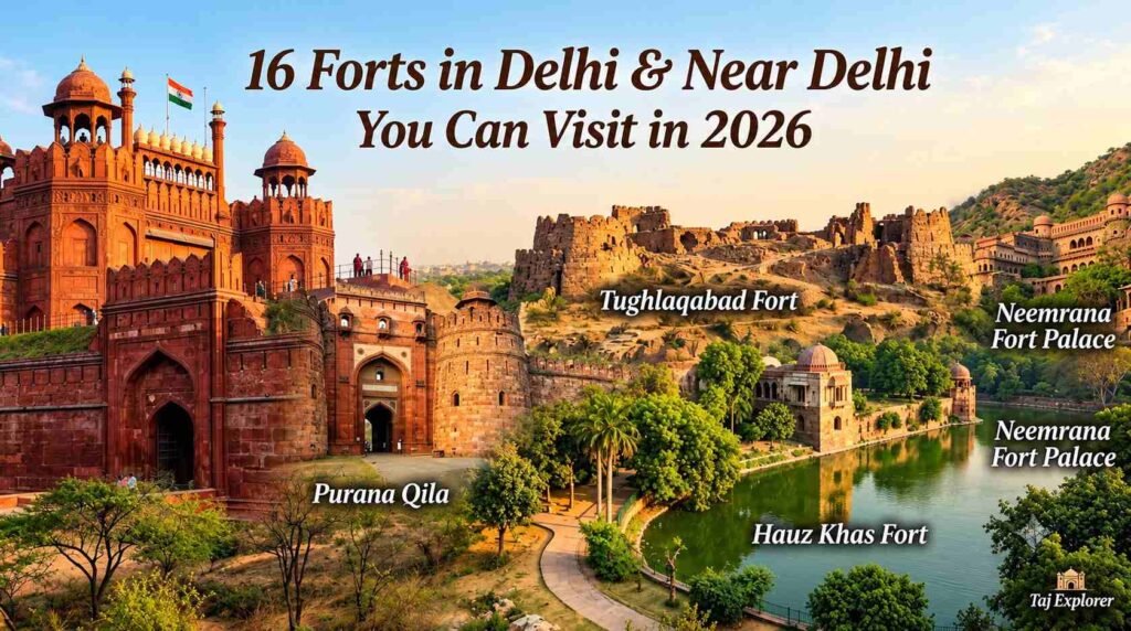 16 Forts in Delhi and Near Delhi You Can Visit in 2026