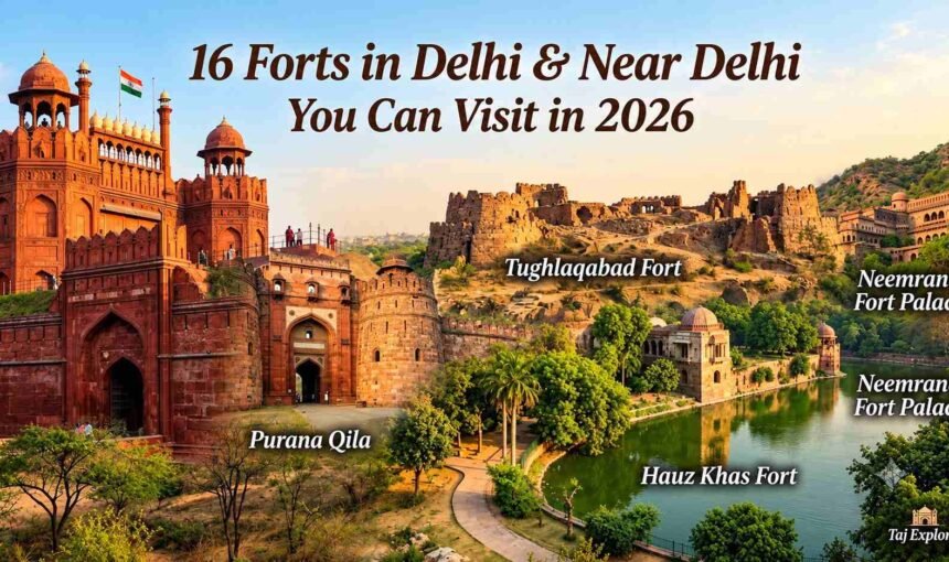 16 Forts in Delhi and Near Delhi You Can Visit in 2026 1 16 Forts in Delhi and Near Delhi You Can Visit in 2026