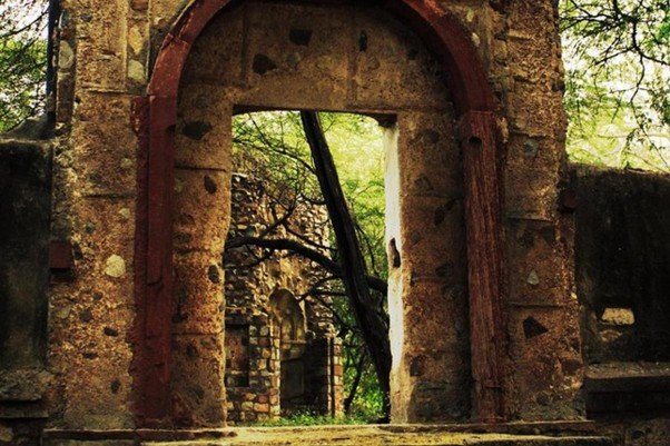 15 Best Parks in Delhi for Nature, Morning Walks and Sightseeing 13 Parks in Delhi featuring a historic stone archway surrounded by trees at Mehrauli Archaeological Park