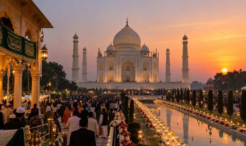 Taj Mahal Urs 2027: Free Entry Dates, Timings, Shah Jahan’s Tomb & Visitor Guide 1 Taj Mahal Urs 2027: Free Entry Dates, Timings, Shah Jahan’s Tomb & Visitor Guide